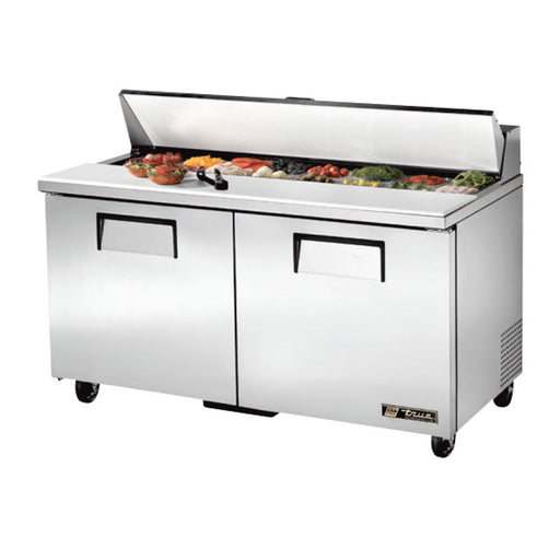 TRUE 60" 16 PAN SALAD/SANDWICH PREP TABLE - TSSU-60-16 - Nella Cutlery Toronto