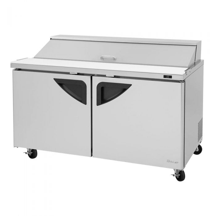 Turbo Air TST-60SD-N 60" Super Deluxe Series 2-Door Refrigerated Salad/Sandwich Prep Table