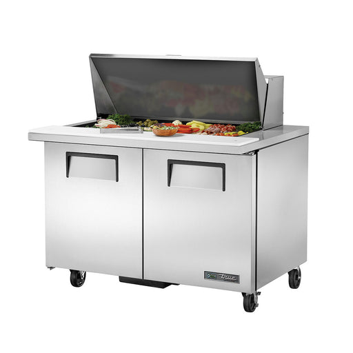 TRUE 48" 18 PAN MEGA TOP SALAD/SANDWICH PREP TABLE -TSSU-48-18M-B-HC