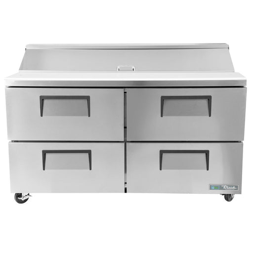 TRUE 60" 16 PAN SALAD/SANDWICH PREP TABLE - TSSU-60-16D-4-HC