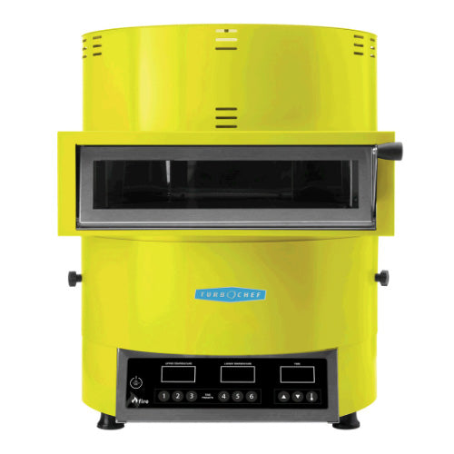 TurboChef FIRE 19" Double Wall Ventless Countertop Electric Pizza Oven - Yellow Green