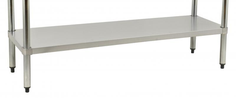 Nella 30" x 72" Stainless Steel Under-shelf for Standard Work Table - 22105