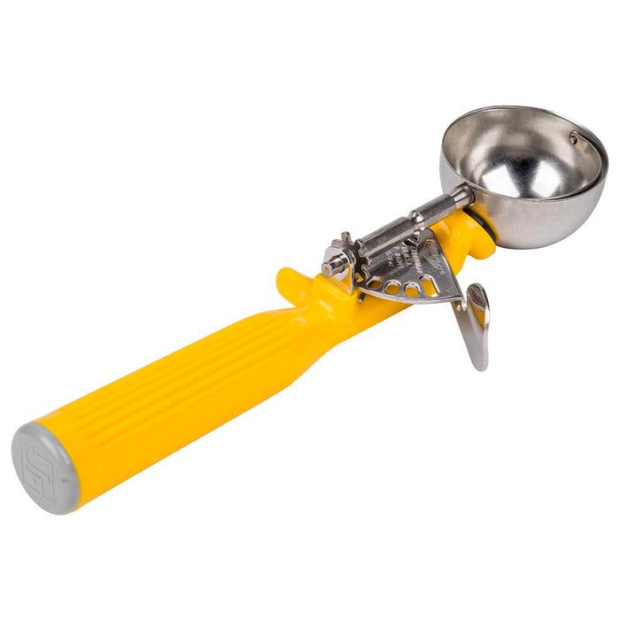 Vollrath 47144 1.63 Oz. Jacob's Pride #20 Yellow Thumb Disher