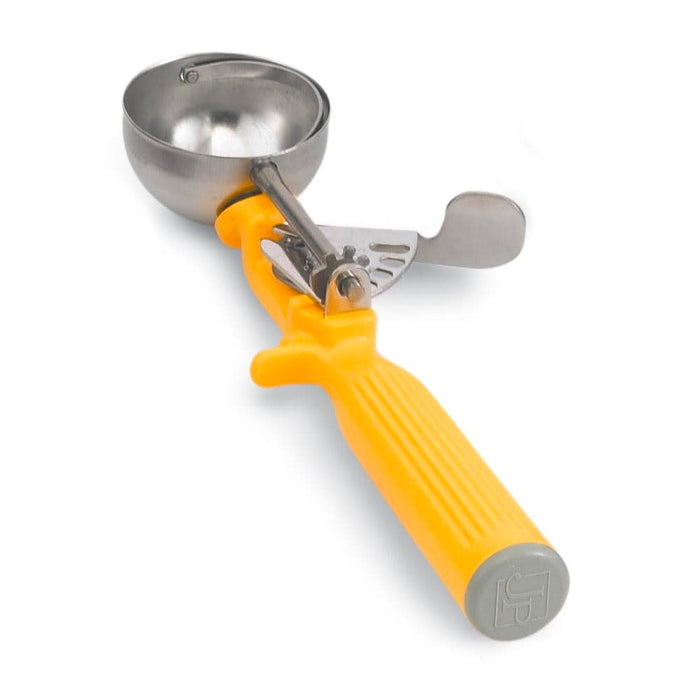 Vollrath 47144 1.63 Oz. Jacob's Pride #20 Yellow Thumb Disher