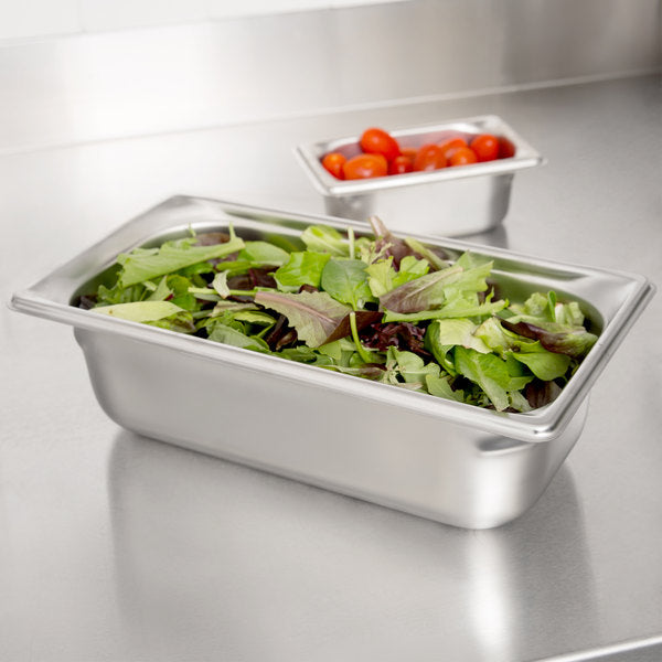 Vollrath 90342 Super Pan 3, 1/3 Size Stainless Steel Steam Table Pan - 4" Deep
