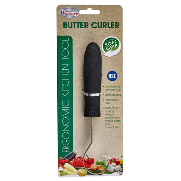 Winco VP-310 10" Black Stainless Steel Butter Curler