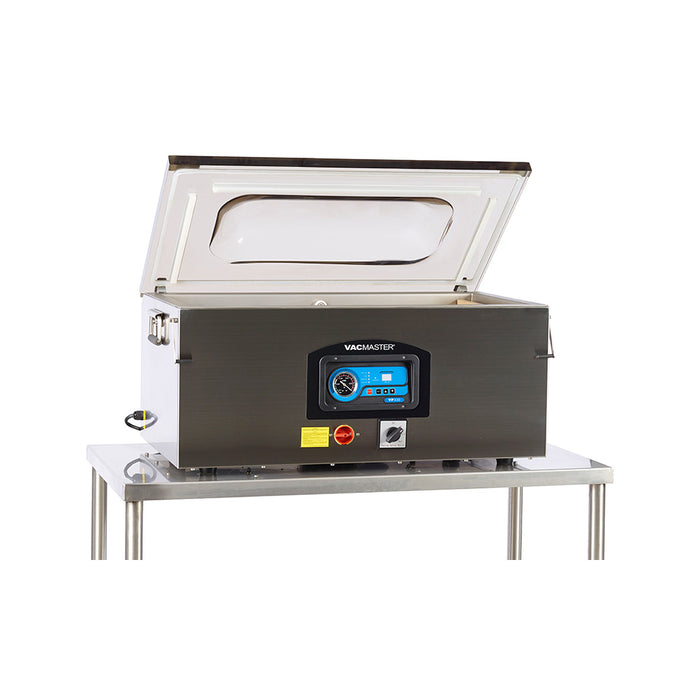 Vacmaster VP330 Table Top Vacuum Packaging Machine with One 27” and Two 12.5” Seal Bars with double Seal Wire.