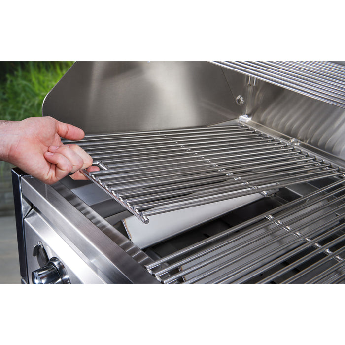 Crown Verity CV-MCB-60-1RDP-NG 60" Mobile BBQ Grill with Roll Dome Package - Natural Gas