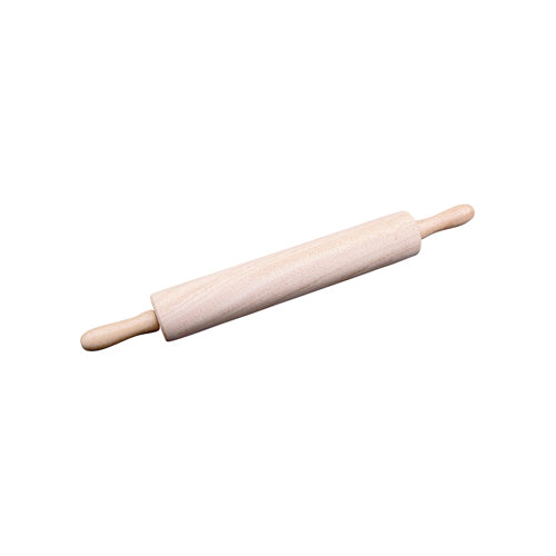 Winco WRP-18 18" Wooden Rolling Pin with Wide Barrel