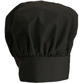 Winco The Signature Look Black  Chef's Hat - CH-13RD