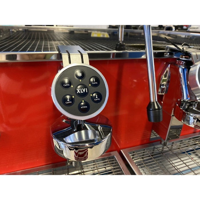 XLVI STEAMHAMMER 2 Group Electronic Coffee Machine - Red