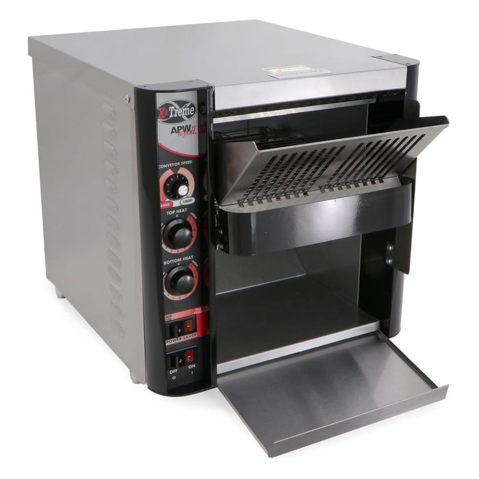 APW Wyott XTRM-2H 16" Radiant Conveyor Toaster with 3" Opening - 600 Slices Per Hour, 208V