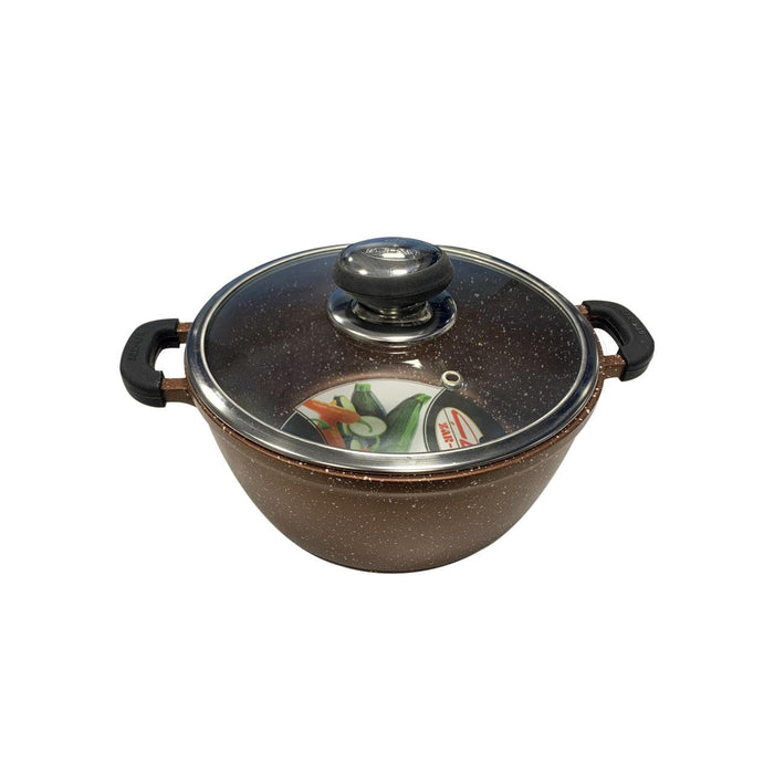 Acrochef 8.5" Raspberry Frying Pot with Black Handle - RP-420 - Nella Online