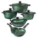 Acrochef 10 Piece Non-Stick Cookware Set with Glass Lid - MB7750 - Nella Online