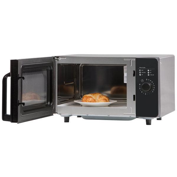Amana RMS10DSA Stainless Steel Commercial Microwave Oven with Dial Controls - 120V - Nella Online
