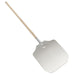 American Metalcraft 5616 16" x 18" Aluminum Pizza Peel with 38" Wooden Handle - Nella Online