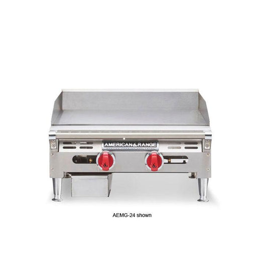 American Range AEMG-12 12" Countertop Gas Griddle with Manual Control - 30,000 BTU - Nella Online