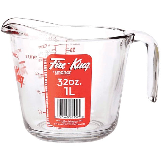 Anchor Hocking Fire-King 32 Oz. Glass Measuring Cup - 68452 - Nella Online