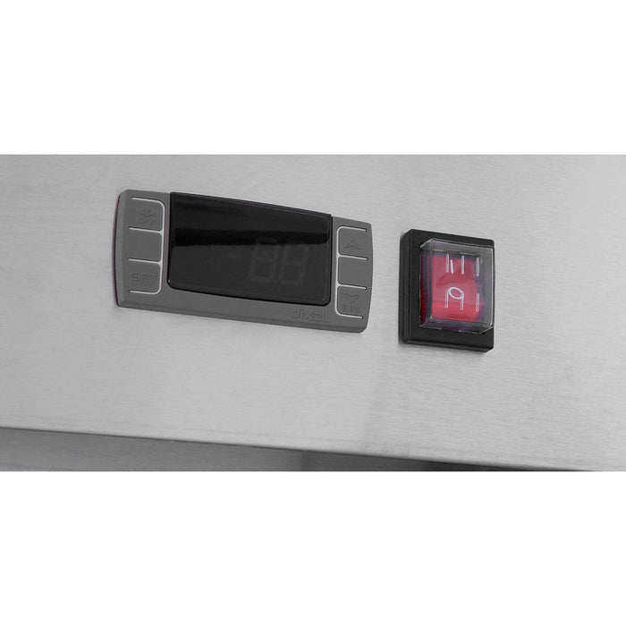 Atosa MBF8005 Top Mount Solid Two Door Reach-In Refrigerator - Nella Online