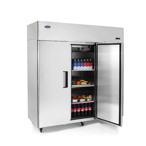 Atosa MBF8006 Top Mount Solid Three Door Reach-In Refrigerator - Nella Online