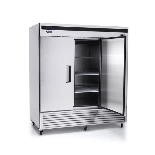 Atosa MBF8504 Bottom Mount Solid Three Door Reach-In Freezer - 115/208-230V - Nella Online