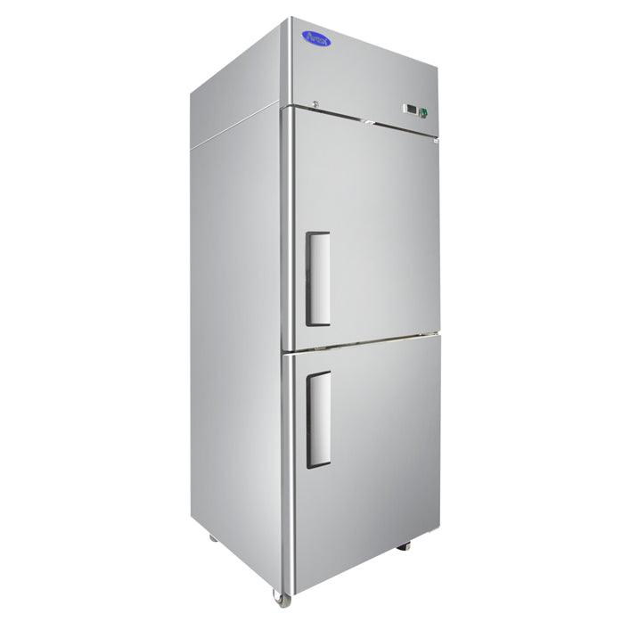 Atosa MBF8010GR Top Mount Refrigerator 1/2 Door - Nella Online