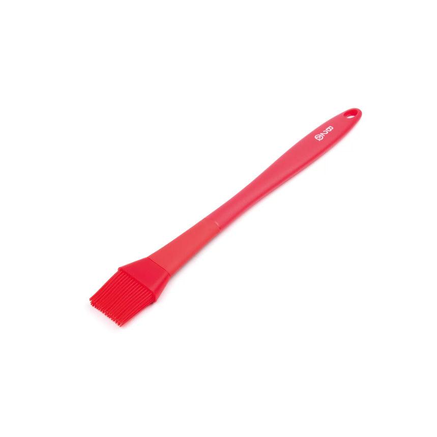 B2Q 76946 15" Silicone Long Handle BBQ Basting Brush in Red — Nella Online