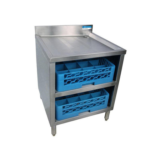 BK Resources Underbar Solid Shelf Glass Storage Cabinet SS - BKUB4-21-GC241 - Nella Online