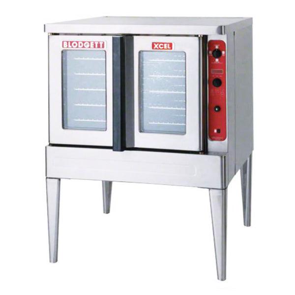 Blodgett DFG-100 XCEL 38" x 36" Full Size Dual Flow Gas Convection Oven with Digital Control and Caster - 60,000BTU - Nella Online