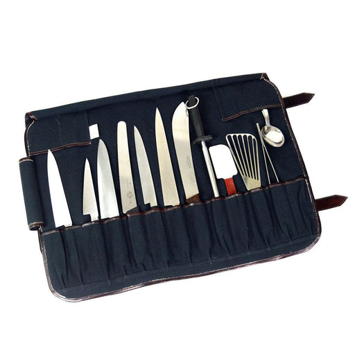 Boldric 17" 17-Pocket Canvas Roll Knife Bag - Abalone - Nella Online