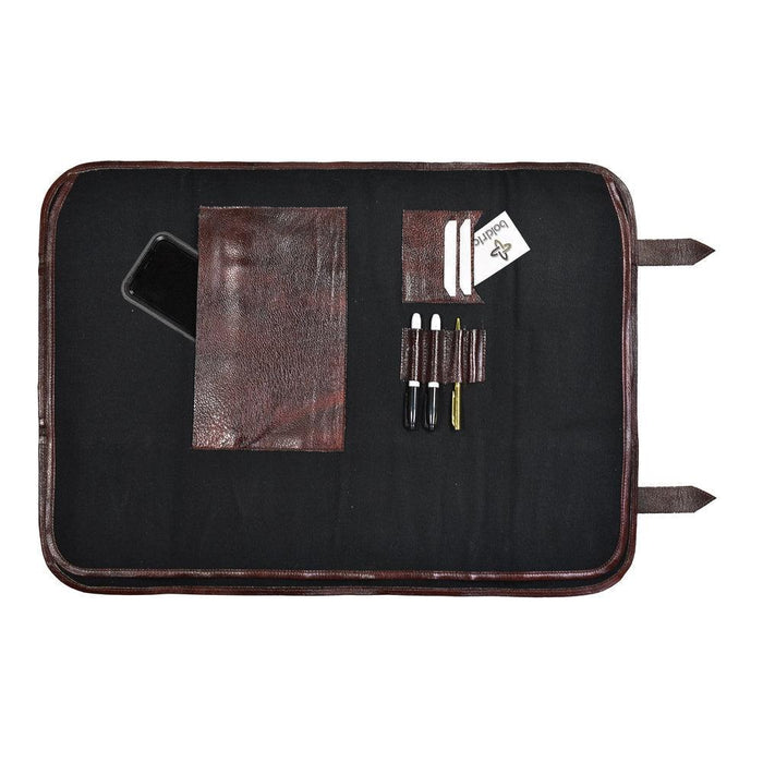 Boldric 17" 17-Pocket Canvas Roll Knife Bag - Abalone - Nella Online