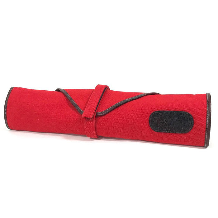 Boldric 15.5" 6-Pocket Red Canvas Knife Bag