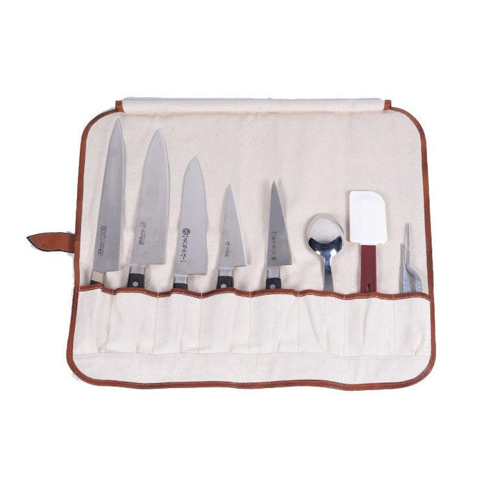 Boldric BOLB121 15.5" One Buckle Leather Knife Bag - Tan - Nella Online