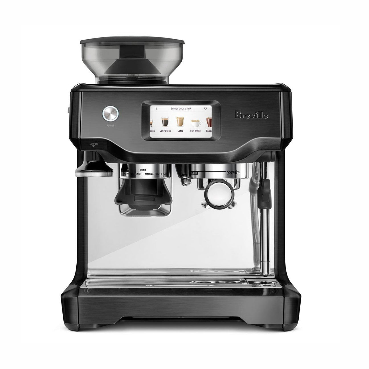 Breville BES880BTR The Barista Touch Espresso Machine Black Truffle