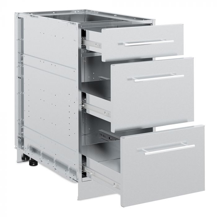Broil King 802500 3-Drawer Stainless Steel Cabinet - Nella Online