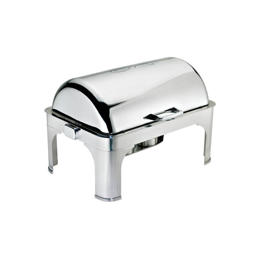 Browne 9 Qt. Full Size Rectangular Chafer with Roll Top Cover - 575175 - Nella Online