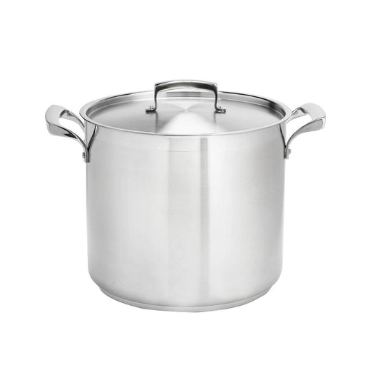 Browne 8.3 Qt. Thermalloy Stainless Steel Deep Stock Pot - 5723908 - Nella Online