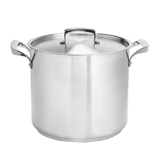 Browne 24 Qt. Thermalloy Stainless Steel Deep Stock Pot - 5723924 - Nella Online