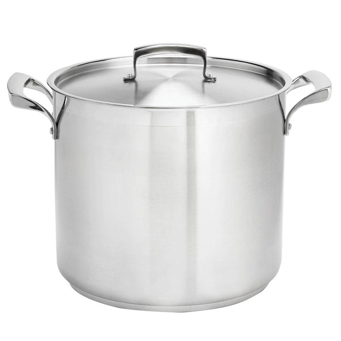 Browne 40 Qt. Thermalloy Stainless Steel Deep Stock Pot - 5723940 - Nella Online