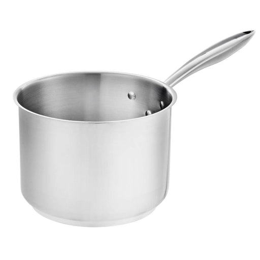 Browne 3.5 Qt. Thermalloy Stainless Steel Deep Saucepan - 5724033 - Nella Online