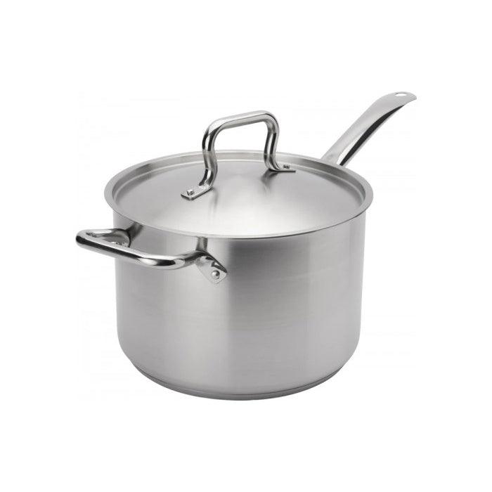 Browne 4.5 Qt. Elements Stainless Steel Sauce Pan - 5734034 - Nella Online