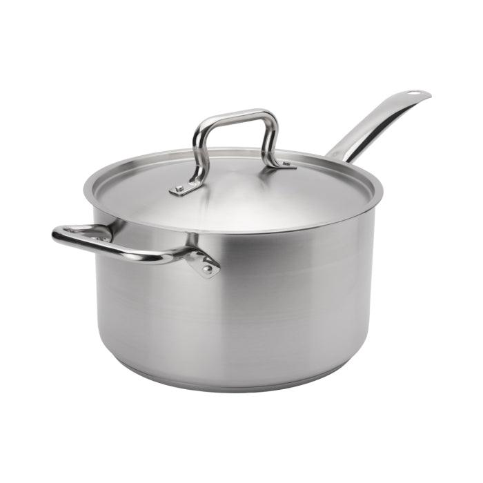 Browne 5.3 Qt. Elements Stainless Steel Sauce Pan - 5734035 - Nella Online