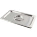 Browne 575558 Stainless Steel Cover for 1/4 Size Steam Table Pan - Nella Online