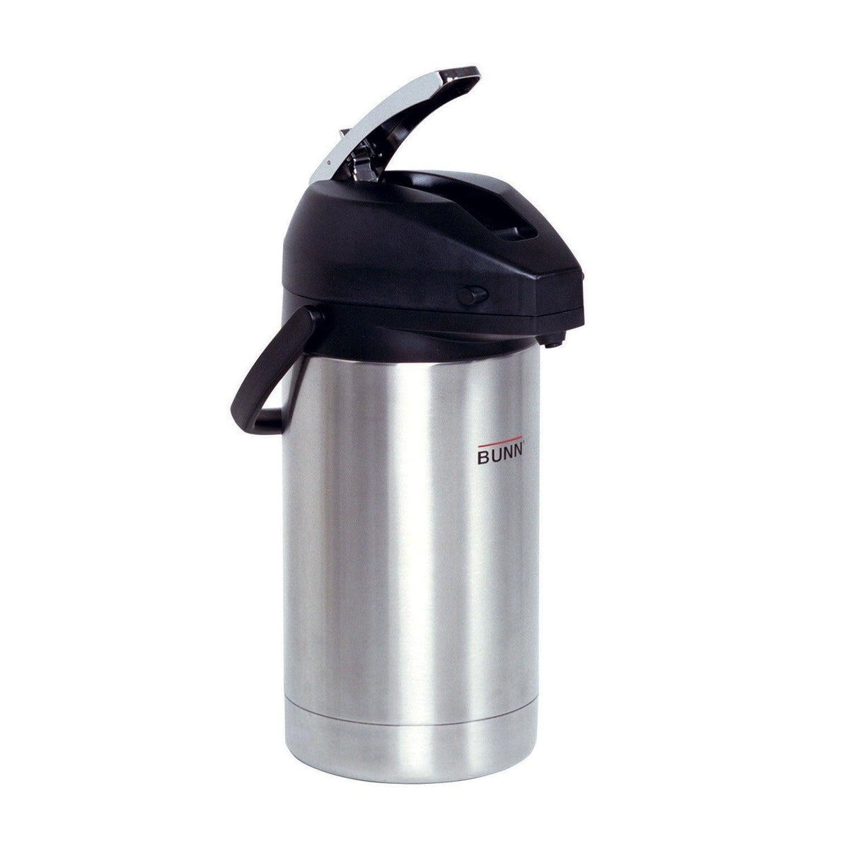 Alfi Pump-Isolierkanne, 3,0 l, Edelstahl, mit Glaseinsatz, Thermokanne