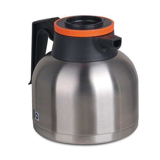 Bunn 1.9L Stainless Steel Thermal Carafe with Orange Lid - 40163.0001 - Nella Online