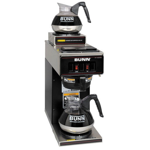 Bunn VP17-2 Pourover Coffee Brewer With 2 Warmers - Black - 13300.0012 - Nella Online