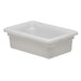 Cambro 12186P148 3-Gallon White Poly Food Storage Box - Nella Online