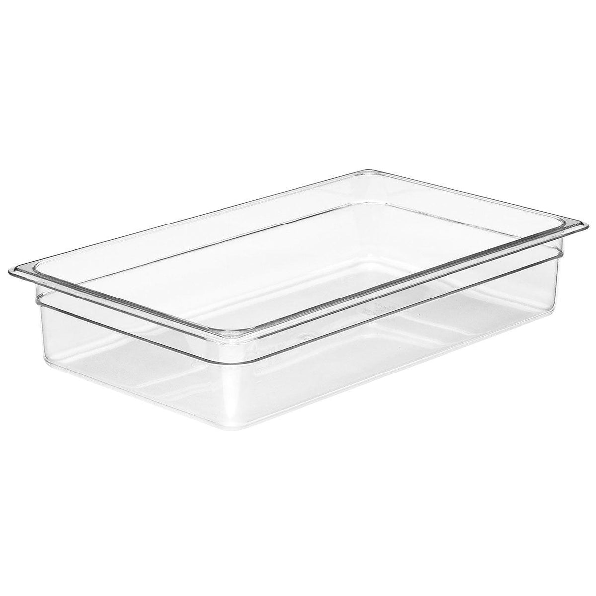 Cambro 14CW135 Camwear Clear Full-Size Food Pan - 4