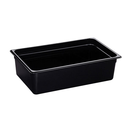 Cambro 16CW110 Black Full Size Food Pan - 6" Depth - Nella Online