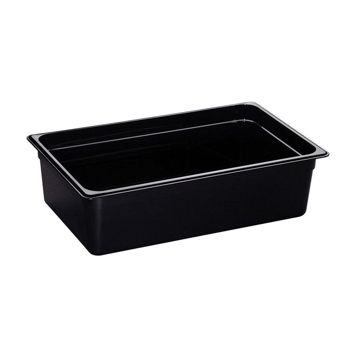 Cambro 16CW110 Black Full Size Food Pan - 6" Depth - Nella Online